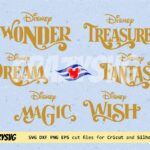 Logo Disney Treasure SVG