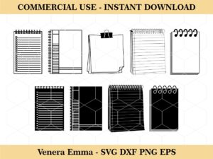 Notebook SVG Notebook Silhouette