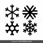 Snowflake Symbol Icon SVG