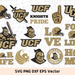 UCF Knights Basketball Logo Designs (SVG, EPS, PNG, DXF)