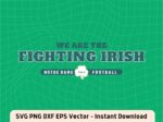 We Are The Fighting Irish Design Vector