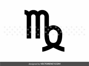 Zodiac Virgo Logo SVG Clean