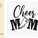 cheer mom svg cut files for t-shirt