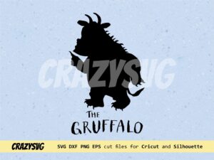 gruffalo black svg vector download