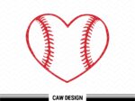 Baseball Love Stitch SVG