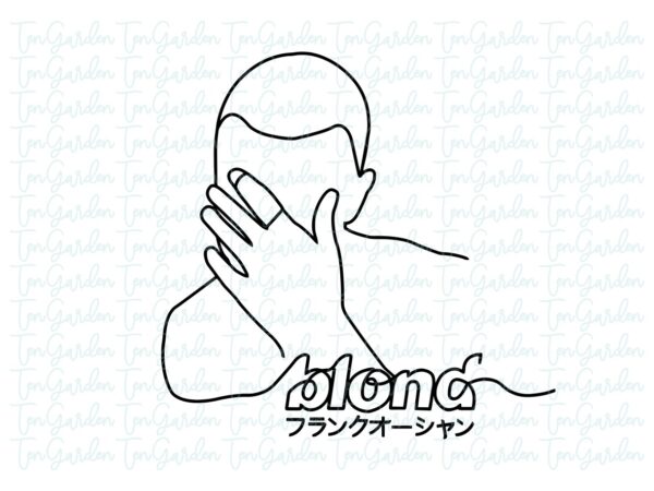 Blond Frank Ocean Outline