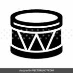 Drum Kids Toy SVG Clipart