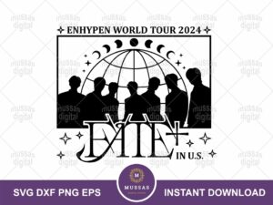 Enhypen Fate Plus U.S. Tour Svg