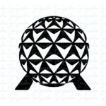 Epcot Ball Clipart SVG Files vector