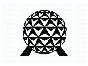 Epcot Ball Clipart SVG Files vector