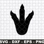 Godzilla Footprint SVG