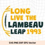 Long Live The Lambeau Leap 1993 SVG