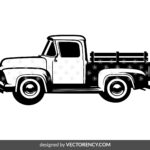 Retro Truck SVG