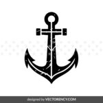 Rustic Anchor SVG eps