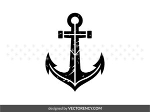 Rustic Anchor SVG eps