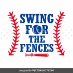 Swing for the fences SVG