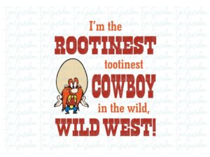 Yosemite Sam Looney Toones T-Shirt Design SVG