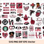 Atlanta Falcons SVG, Logo Vector, NFL, American Football SVG