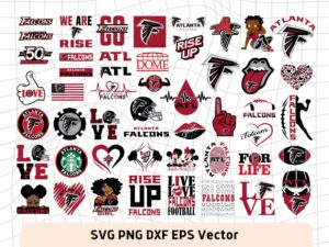 Atlanta Falcons SVG, Logo Vector, NFL, American Football SVG