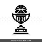 Basketball Trophy SVG