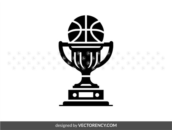 Basketball Trophy SVG