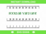 Football Yard Line SVG Cut Files