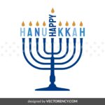 Happy Hanukkah SVG, Decor Sign