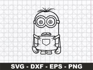 Minion Outline for Cricut SVG