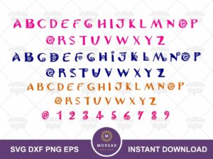 Moana Font SVG Cut Files