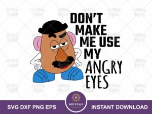 Mr Potato Head SVG Quotes FILE