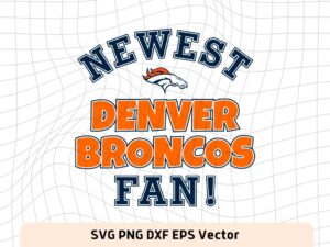 Newest Denver Broncos Fan Kids SVG Cut Files, Broncos PNG