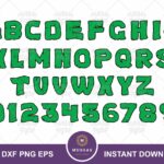 Turtles Alphabet Svg, Font, Ninja Cricut