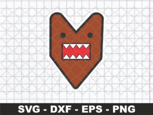 DOMOKUN DOMO KUN JDM Wakaba Leaf SVG Vector Image