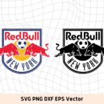 New York Red Bulls Logo SVG Cut Files Vector