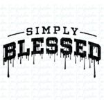 Simply Blessed SVG