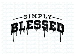 Simply Blessed SVG