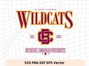 University Bethune Cookman Wildcats PNG