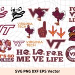 Virginia Tech University Logo SVG Vector Image