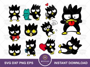 badtz maru svg clipart image bundle