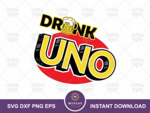 drunk uno svg