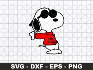 joe cool snoopy svg