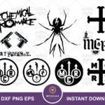 my chemical romance svg logo bundle