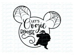 oogie boogie sticker files download svg