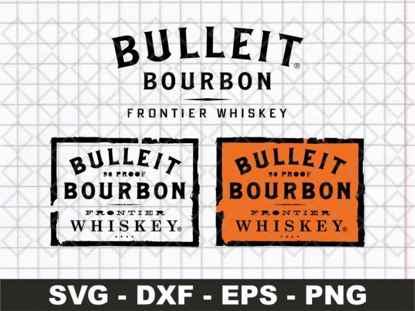 Bulleit Bourbon Logo SVG HD PNG