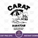 Carat Nana Tour Kpop SVG