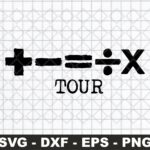 Ed Sheeran Mathematics Tour SVG