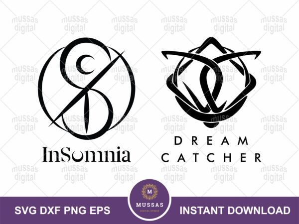 Kpop Dreamcatcher Insomnia logo SVG