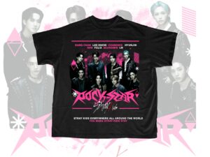 Stray Kids Rockstar T- shirt Design PNG