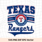 Texas Rangers EST 1835 Design Vector SVG PNG