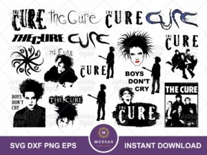 The Cure Svg Clipart Bundle